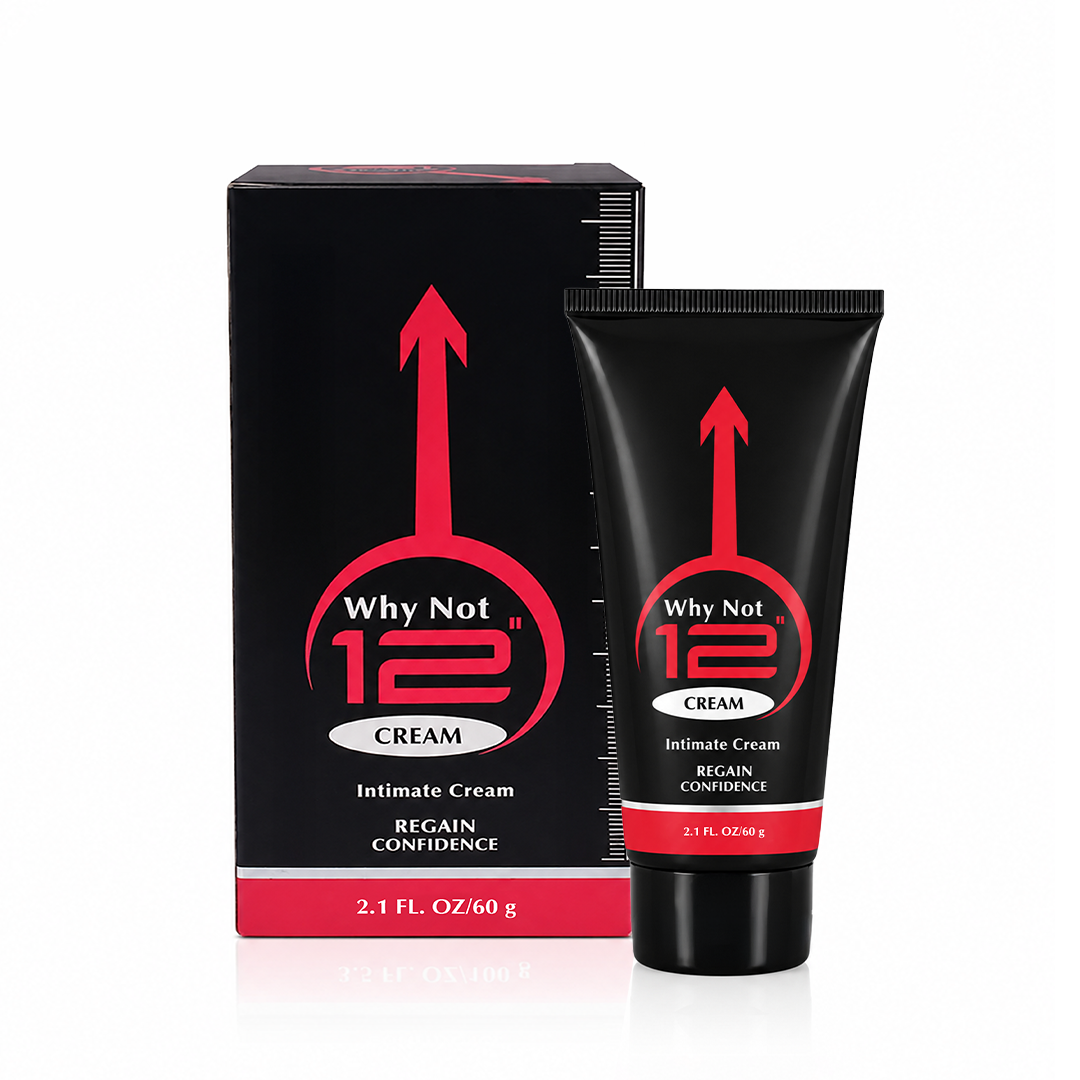 Why Not 12 Cream for Men | For Intimate Growth, Vitality & Long-Lasting Performance - 60g