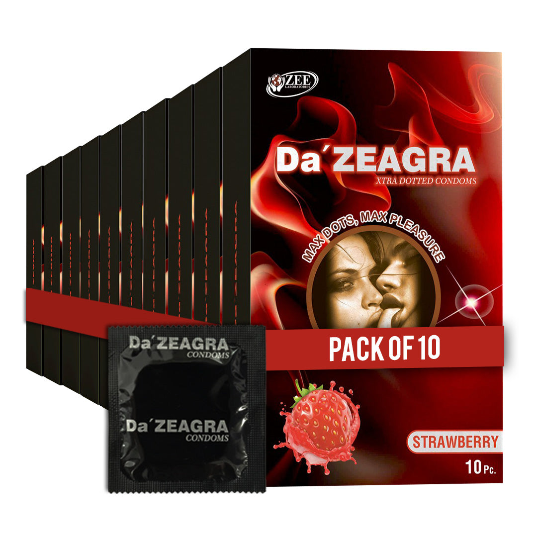 Da'Zeagra Super Dotted Condoms - (10 units)