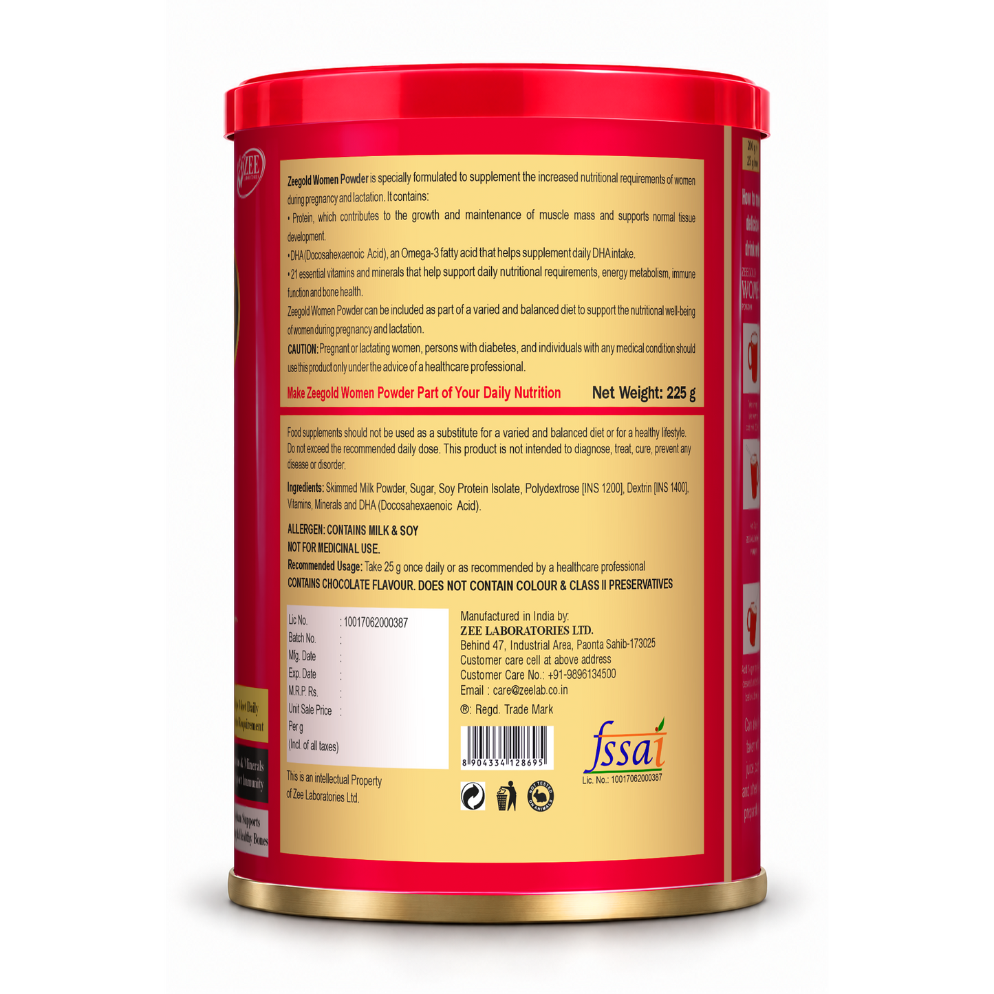 Zeegold Women Powder for Daily Energy, Stamina and Immunity - 225g