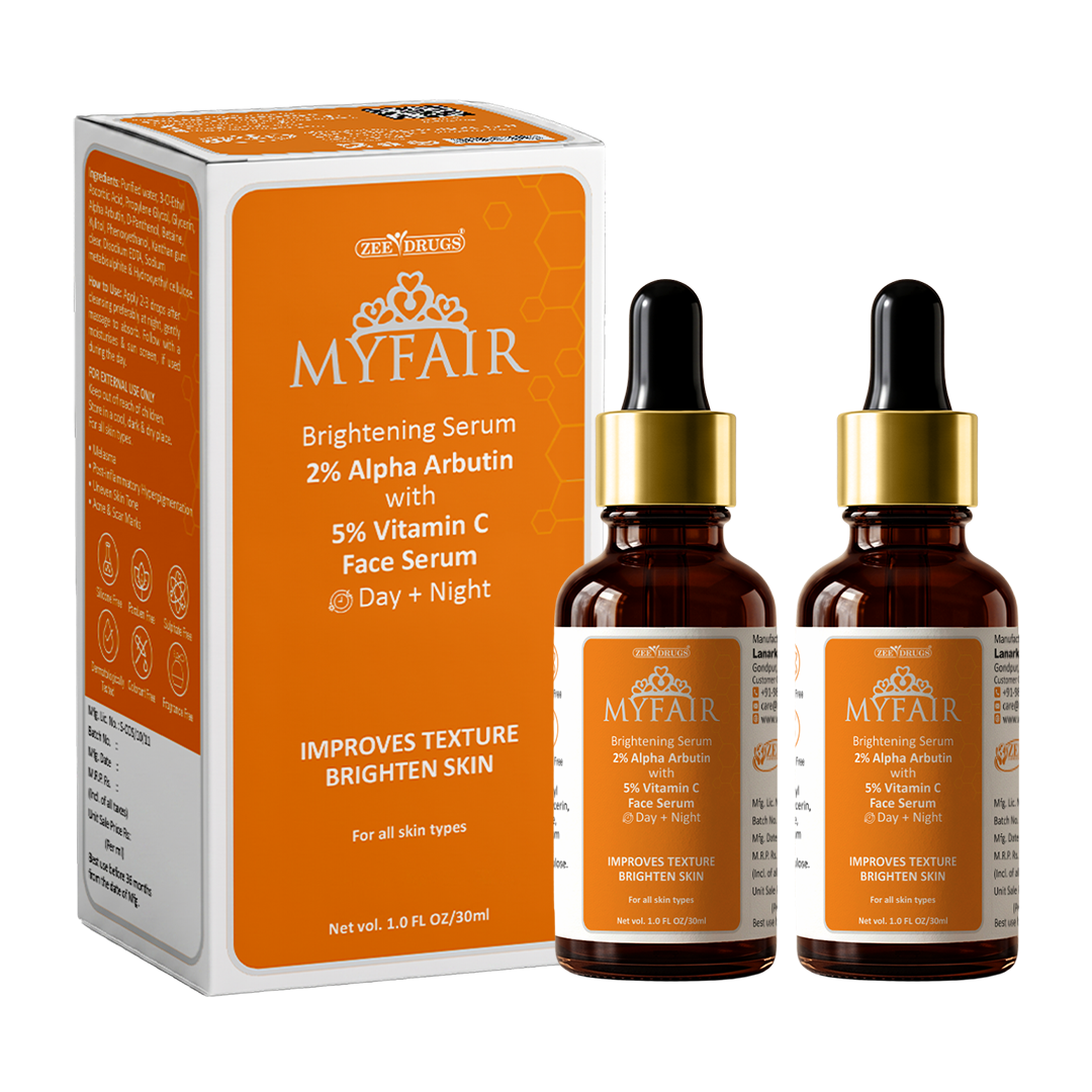 Myfair Brightening Face Serum with 2% Alpha Arbutin & 5% Vitamin C