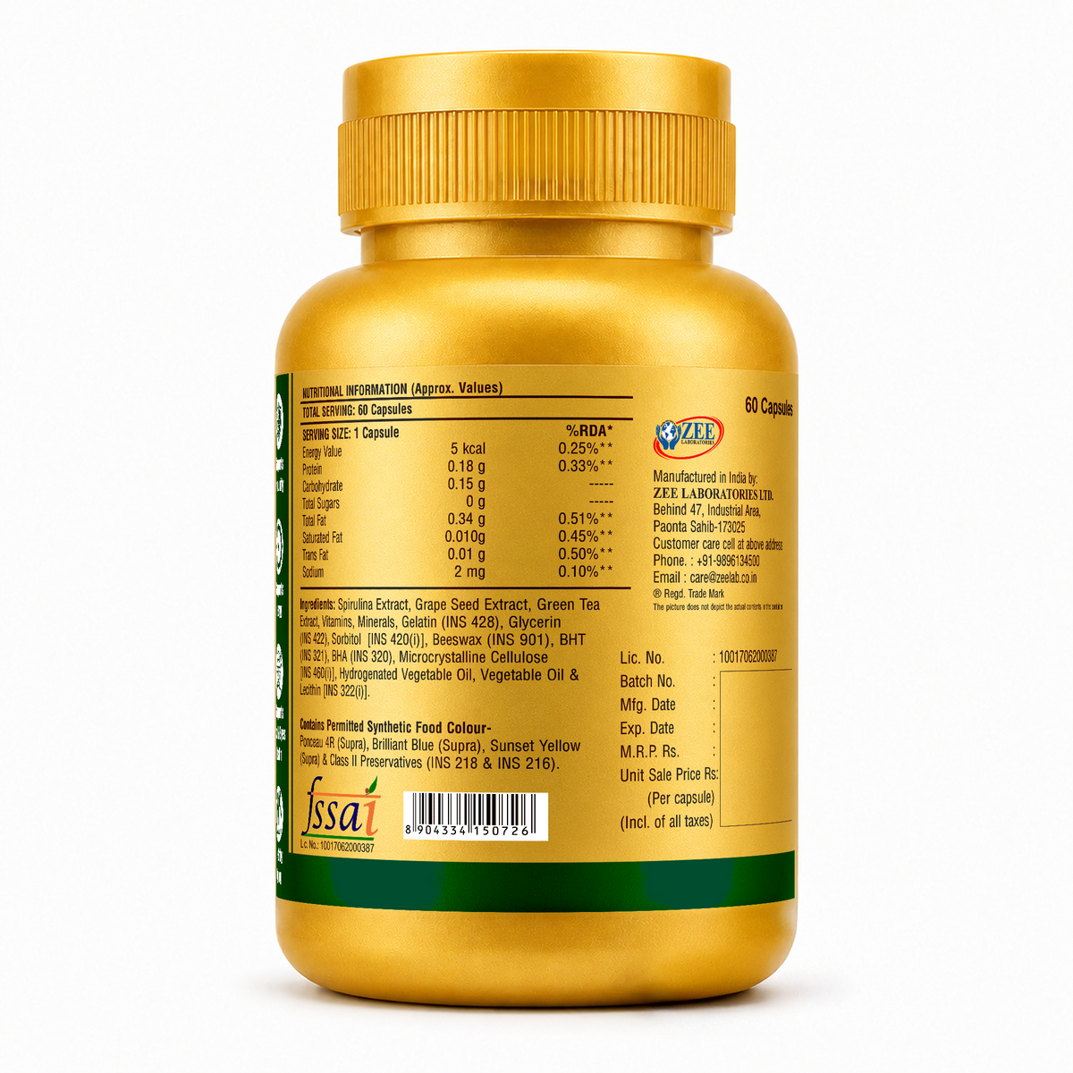 Multiprex Nutraceutical Multivitamin Capsules