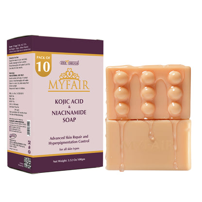 Myfair - Kojic Acid with Niacinamide Soap - 100 Gram