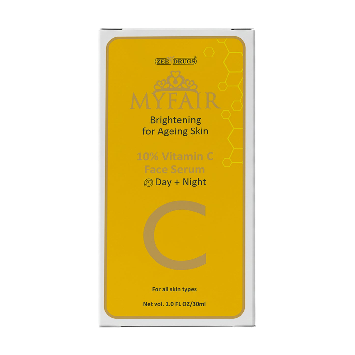 MyFair 10% Vitamin C Brightening Face Serum for Ageing Skin