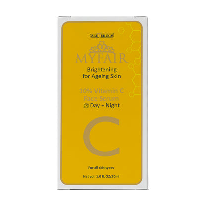MyFair 10% Vitamin C Brightening Face Serum for Ageing Skin