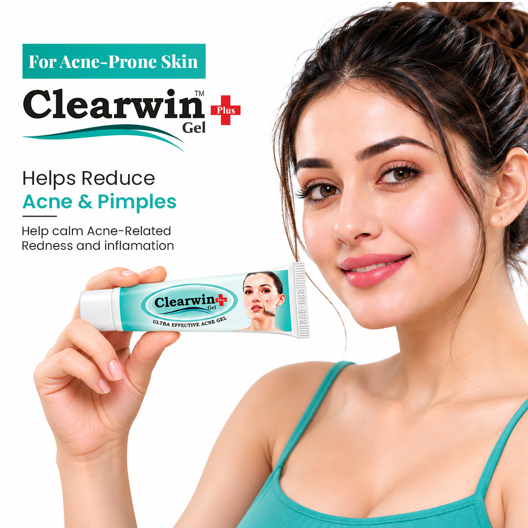 Clearwin Plus Gel for Acne, Pimples, and Clear Skin - 15g