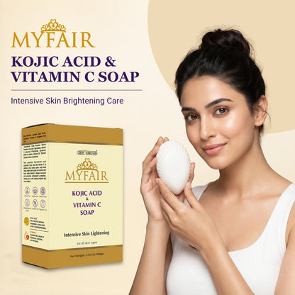 Myfair - Kojic Acid with Vitamin C Soap - 100 Gram