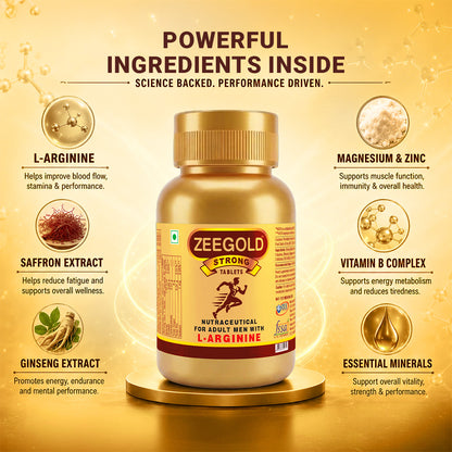 Zeegold Strong Multivitamins Tablets for Men - 60 Tablets