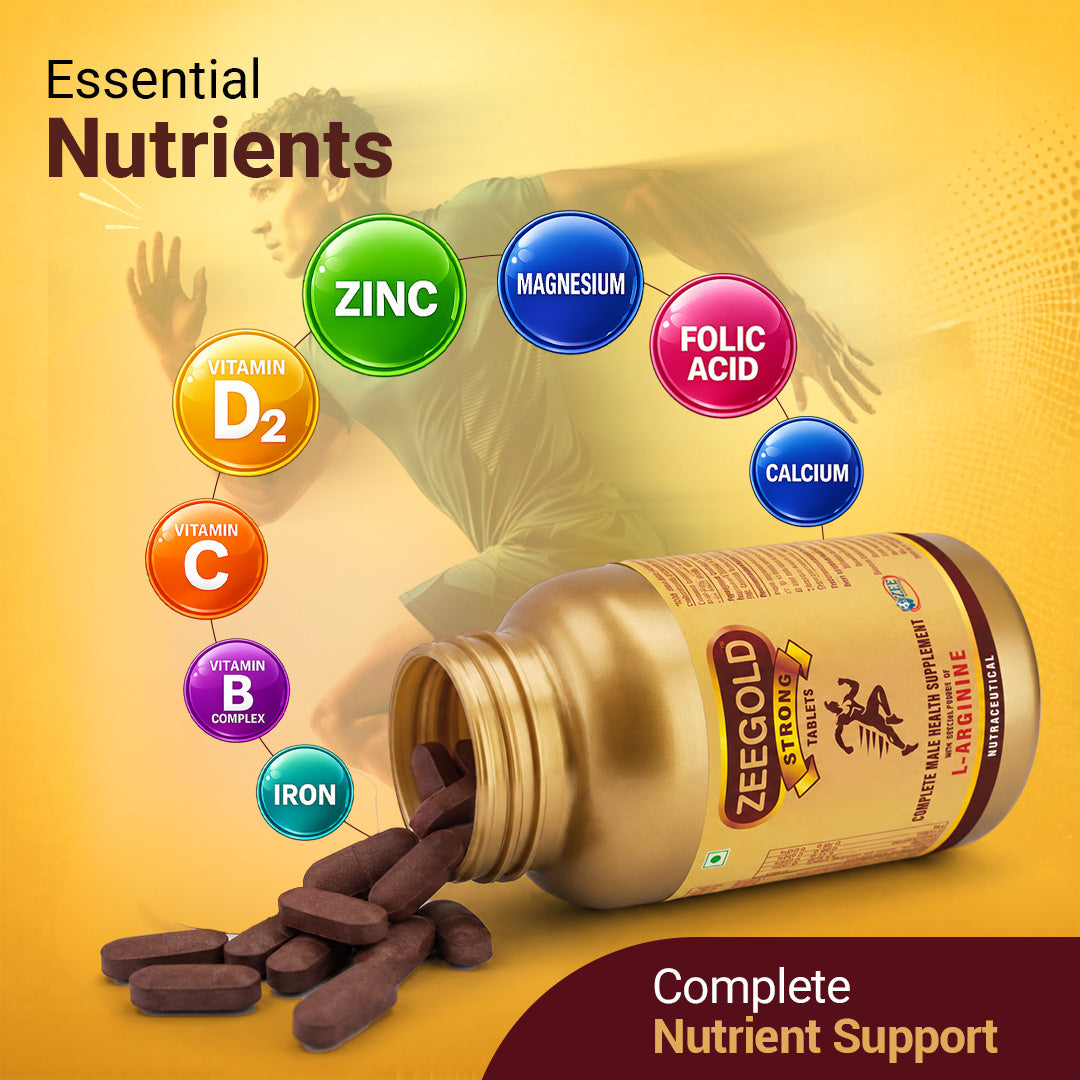 Zeegold Strong Multivitamins Tablets for Men - 60 Tablets