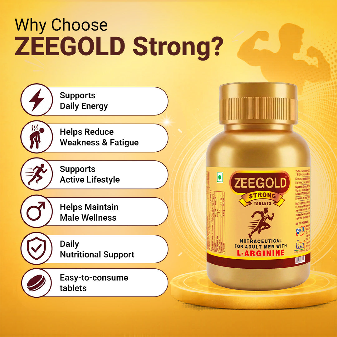 Zeegold Strong Multivitamins Tablets for Men - 60 Tablets