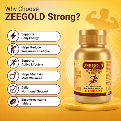 Zeegold Strong Multivitamins Tablets for Men - 60 Tablets