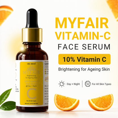 MyFair 10% Vitamin C Brightening Face Serum for Ageing Skin