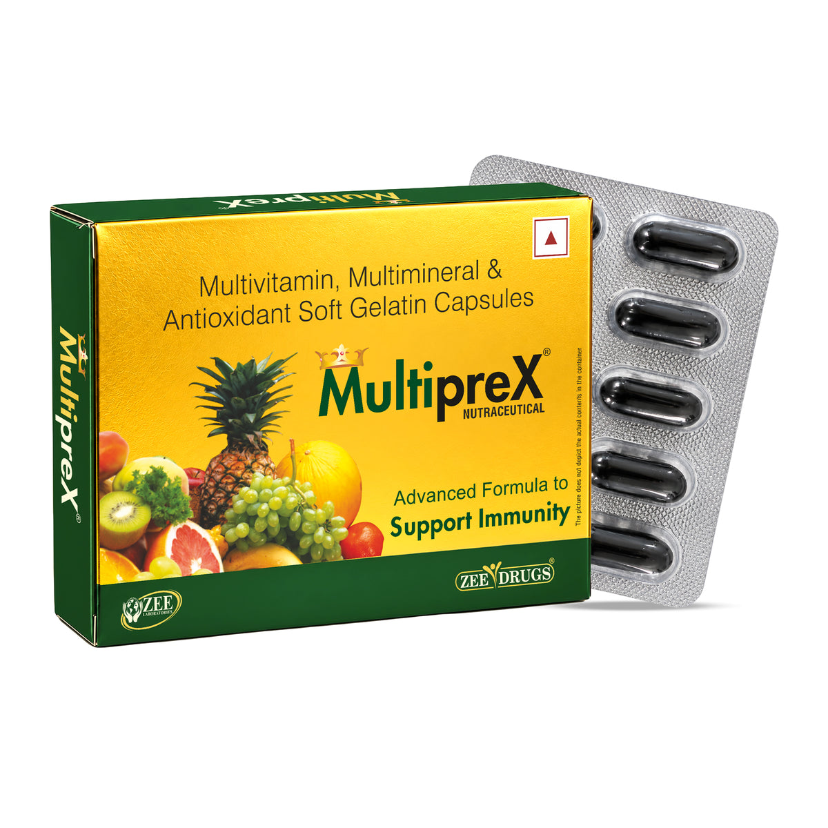 Multiprex Multivitamin Capsules - 10 Capsules