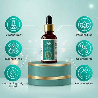 Myfair - 10% niacinamide face serum with zinc - 30 ml