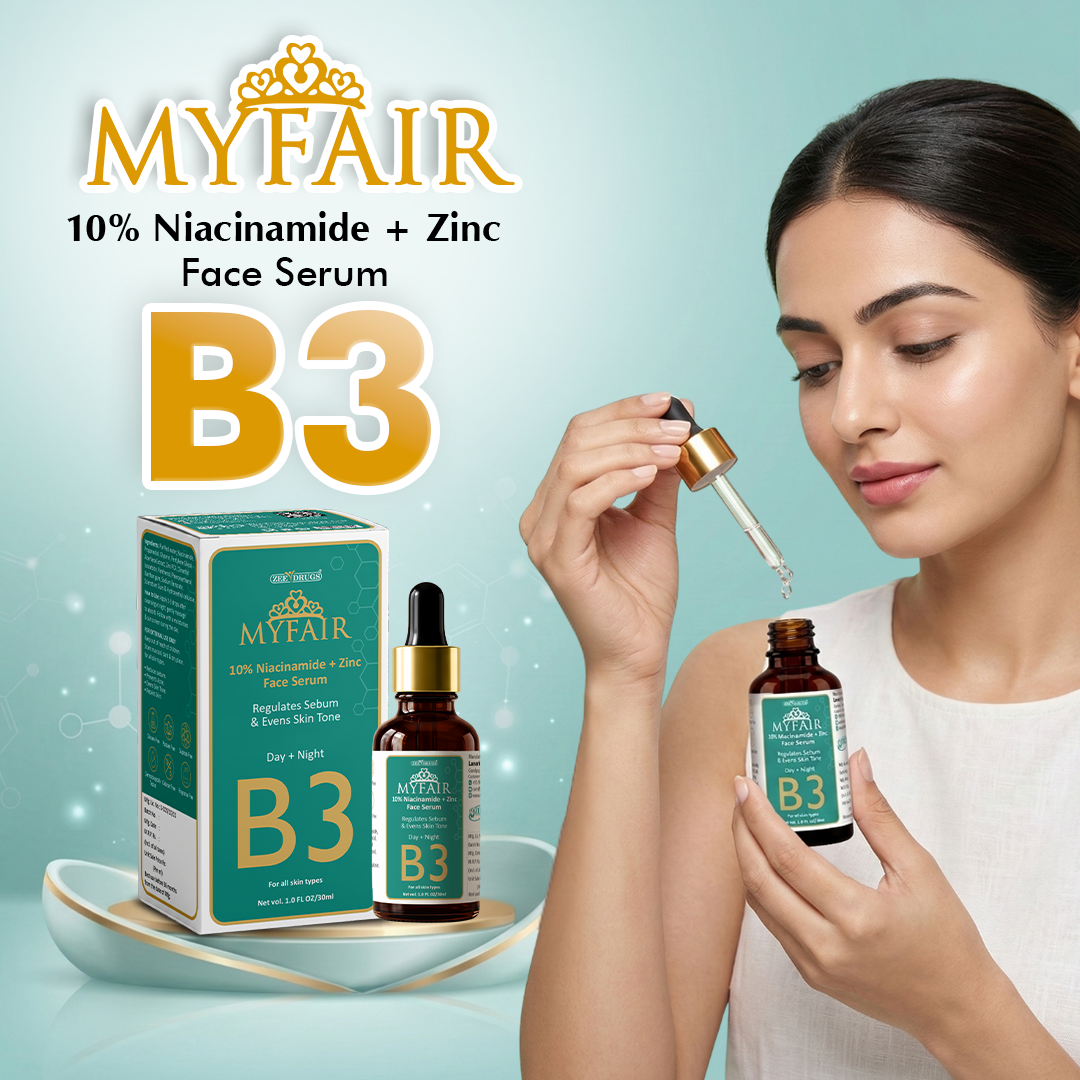 Myfair - 10% niacinamide face serum with zinc - 30 ml