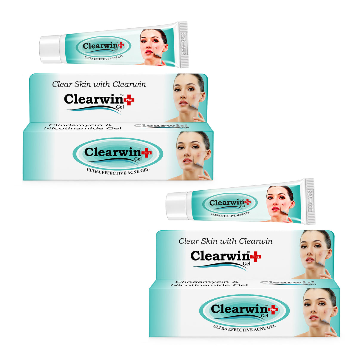 Clearwin Plus Gel for Acne, Pimples, and Clear Skin - 15g