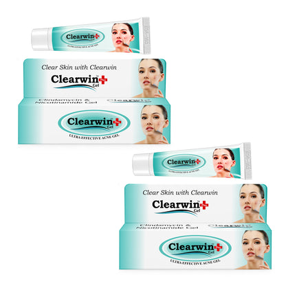 Clearwin Plus Gel for Acne, Pimples, and Clear Skin - 15g