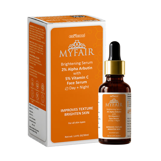 Myfair Brightening Serum with 2% Alpha Arbutin & 5% Vitamin C Face Serum