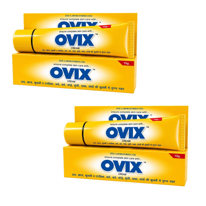 Ovix Skin Care Cream for Skin Infections, Burns, and Shaving Cuts - 15g
