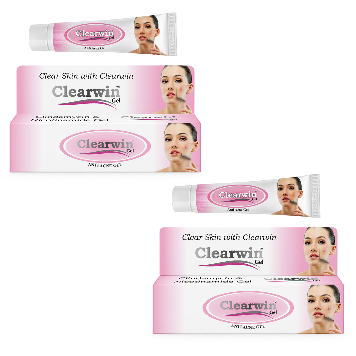 Clearwin Gel for Acne, Pimples and Clear Skin - 15g