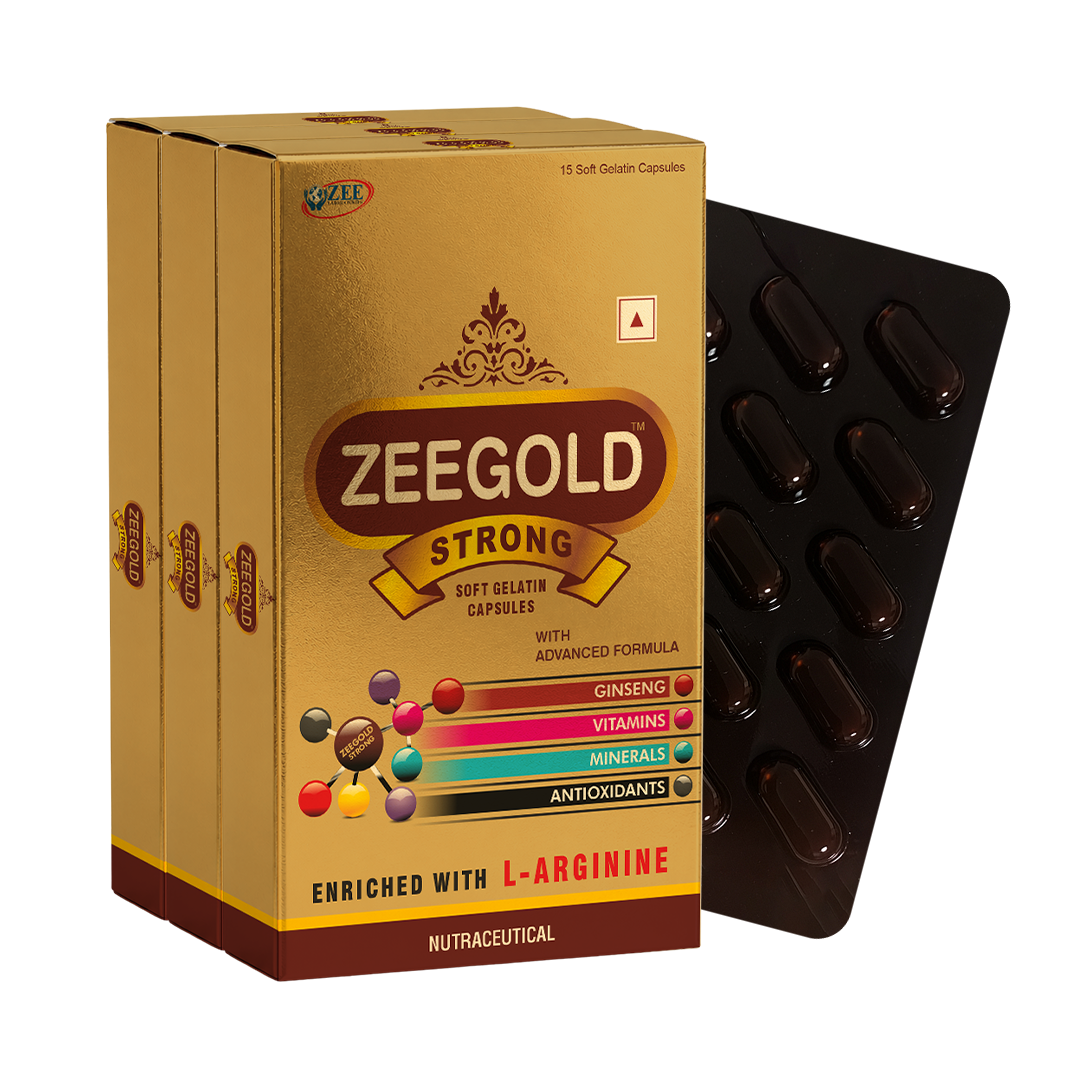 Zeegold Strong Multivitamin Capsules for Men | Boost Daily Energy, Stamina and Immunity - 15 Capsules