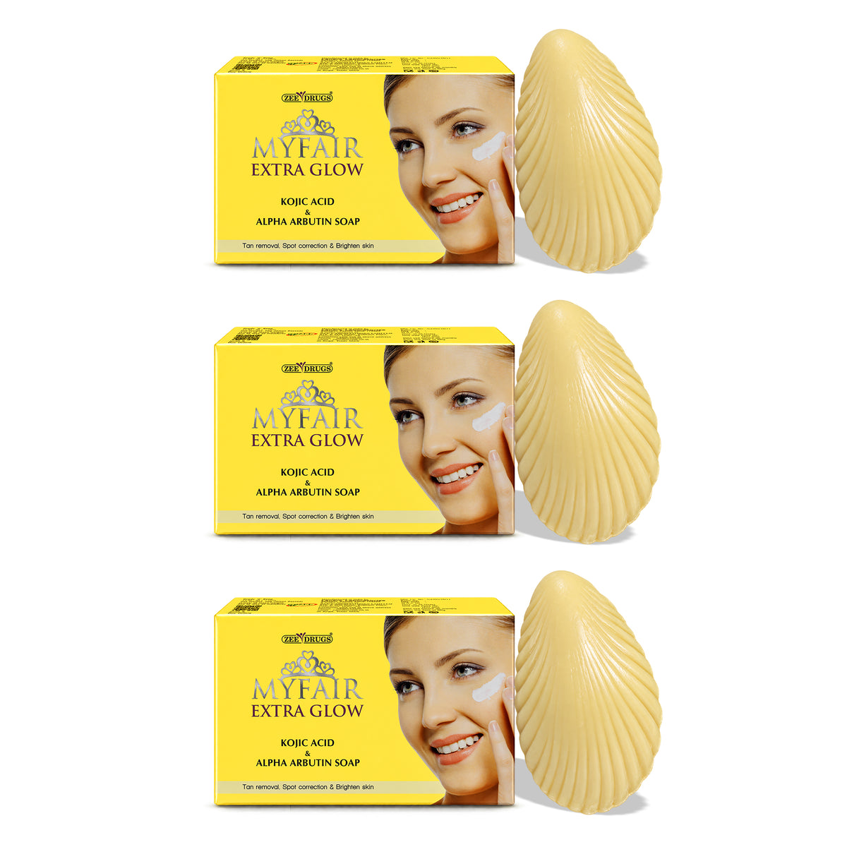MyFair Extra Glow Kojic Acid & Alpha Arbutin Soap - 75g