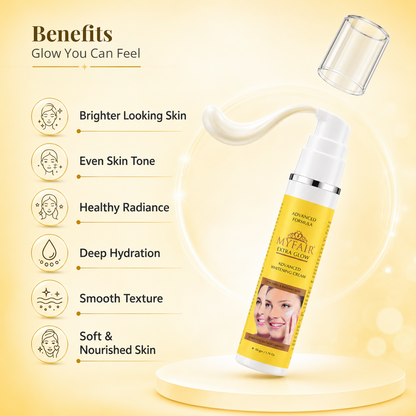 MyFair Extra Glow Cream for Skin Brightening, Radiance & Youthful Glow - 50g