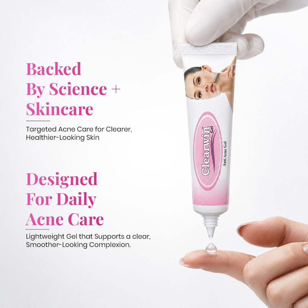 Clearwin Gel for Acne, Pimples, and Clear Skin - 15g