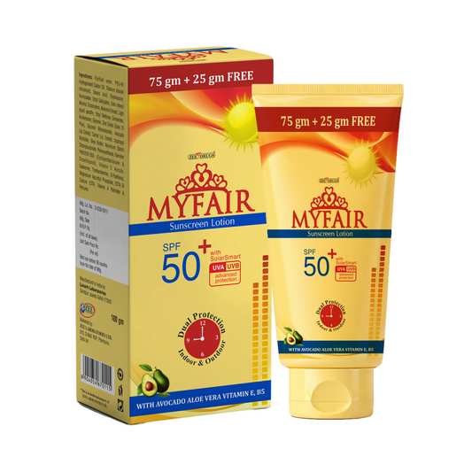 MyFair SPF 50+ Glow Sunscreen Lotion with UVA/UVB Protection