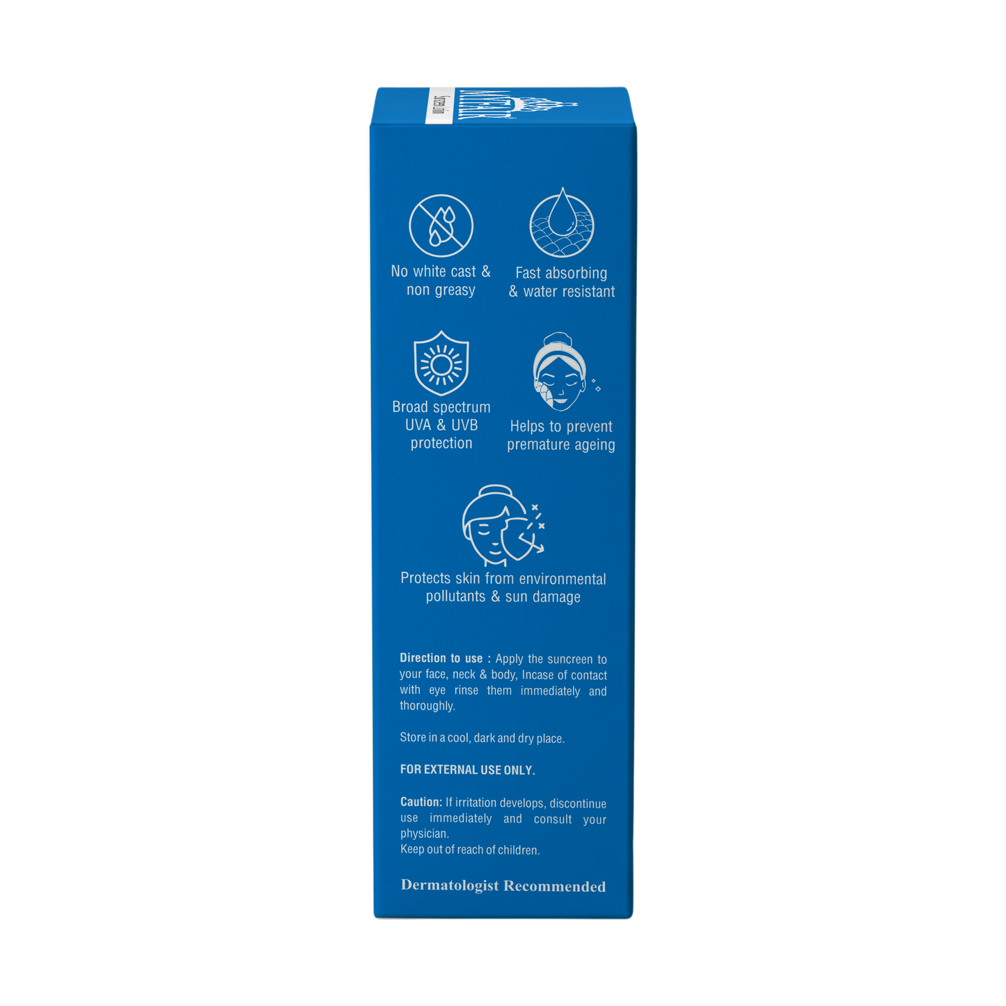 MyFair Sunscreen Lotion SPF 80+ for Men & Women - 100g