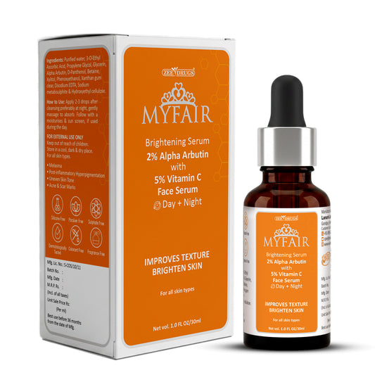 Myfair - 2% Alpha Arbutin with 5%Vitamin C Face Serum