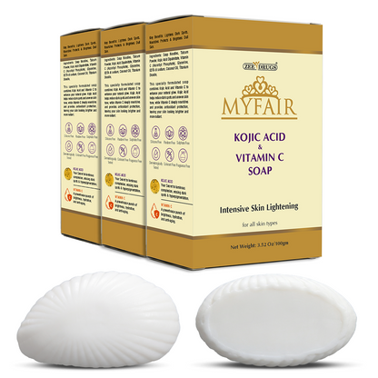 Myfair - Kojic Acid with Vitamin C Soap - 100 Gram