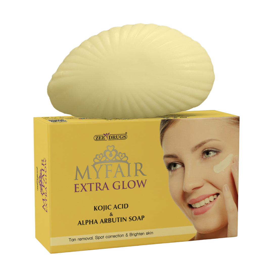 MyFair Extra Glow Kojic Acid & Alpha Arbutin Brightening Soap - 75g
