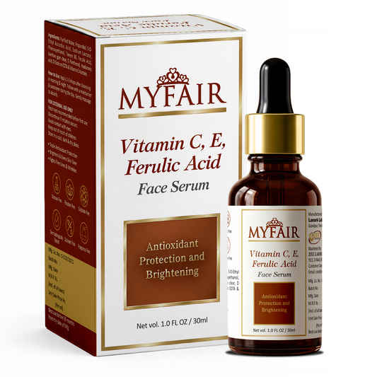 MyFair Vitamin C, E, Ferulic Acid Face Serum for Skin Brightening - 30ml