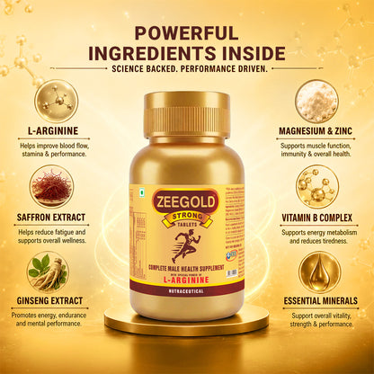 Zeegold Strong Multivitamins Tablets for Men - 60 Tablets