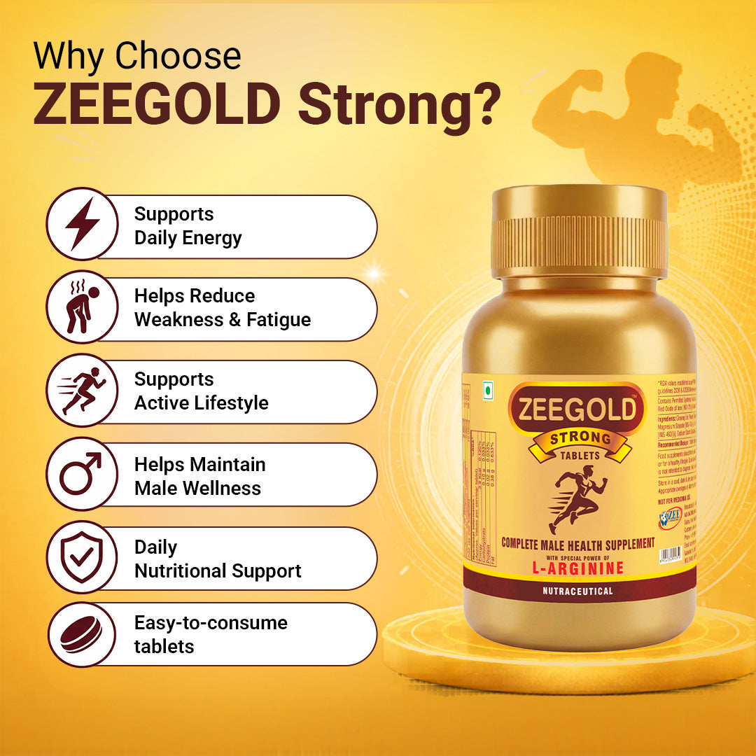 Zeegold Strong Multivitamins Tablets for Men - 60 Tablets