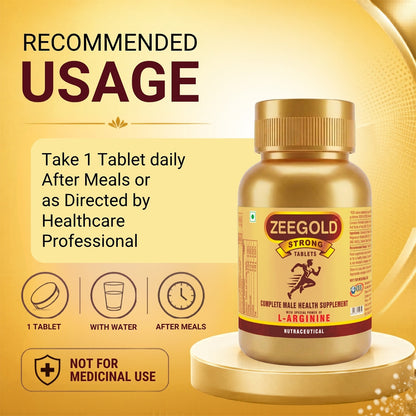 Zeegold Strong Multivitamins Tablets for Men - 60 Tablets