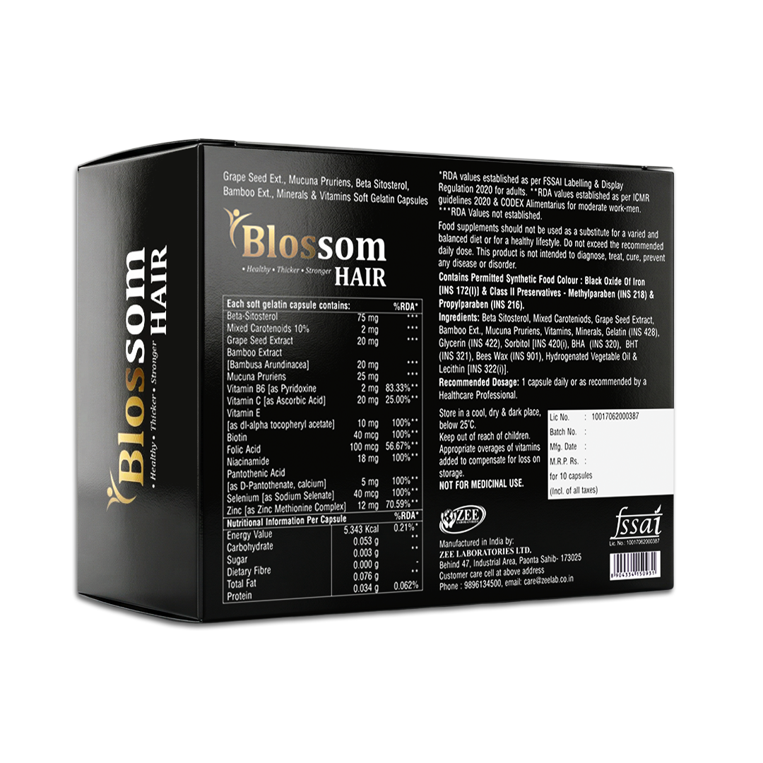 Blossom Hair Regrow Nutraceutical Tablet