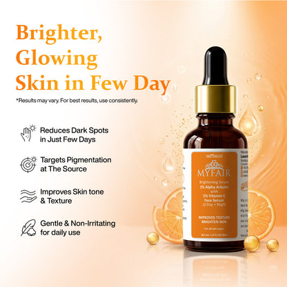 Myfair Brightening Face  Serum with 2% Alpha Arbutin & 5% Vitamin C