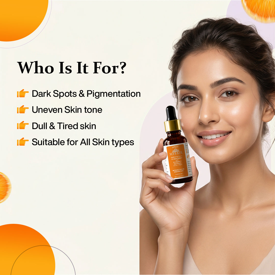 Myfair Brightening Face  Serum with 2% Alpha Arbutin & 5% Vitamin C