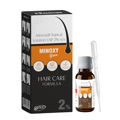 Minoxy Gain 2% Minoxidil Hair Growth Serum for Men & Women - 60 Ml