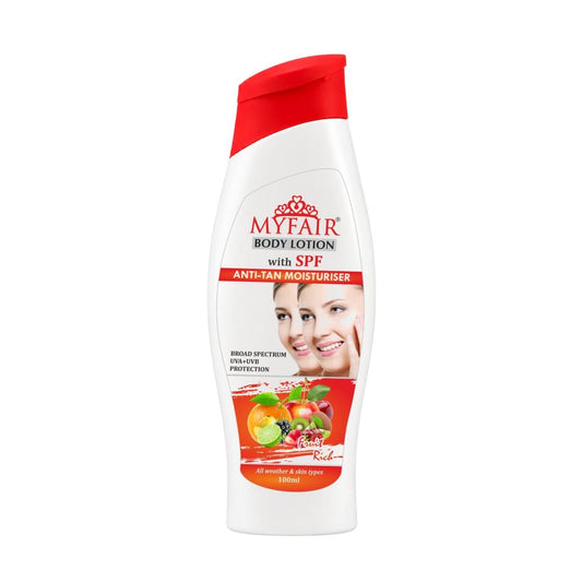 MyFair SPF Anti-Tan Body Lotion with UVA & UVB Protection | Fruit Rich Moisturiser | 100ml