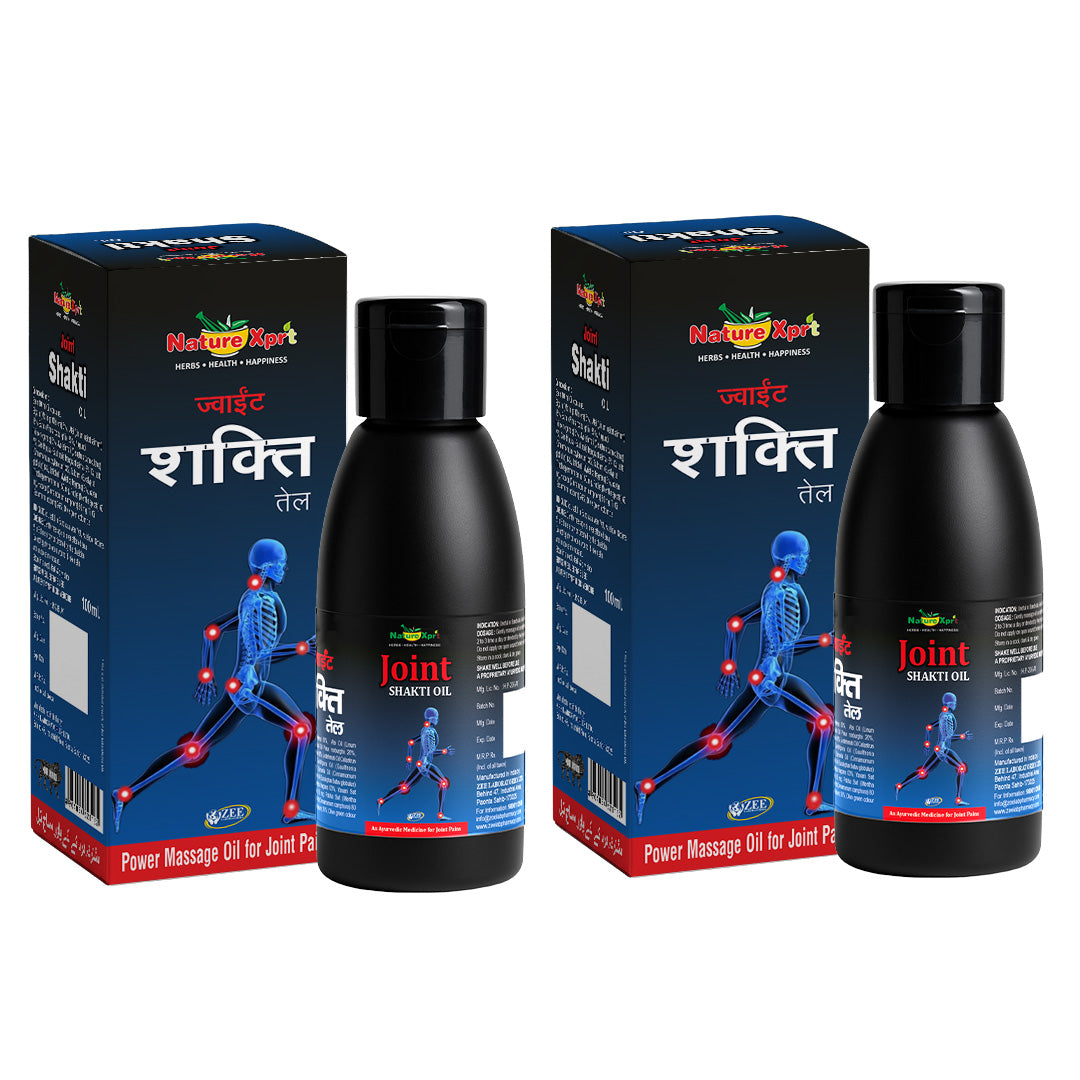 Joint Shakti Ayurvedic Pain Relief Oil for Joint, Knee & Back Pain - 100ml