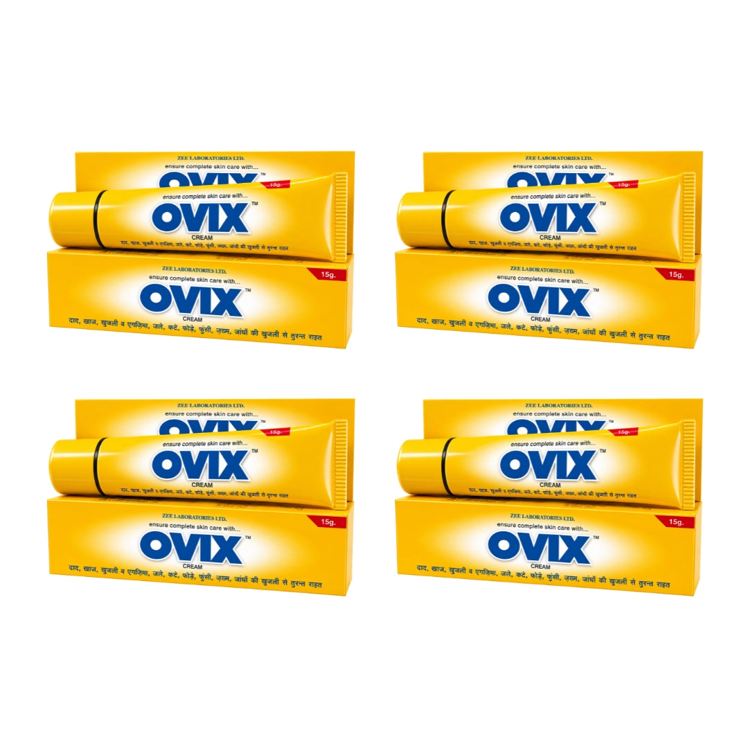 Ovix Skin Care Cream for Skin Infections, Burns, and Shaving Cuts - 15g