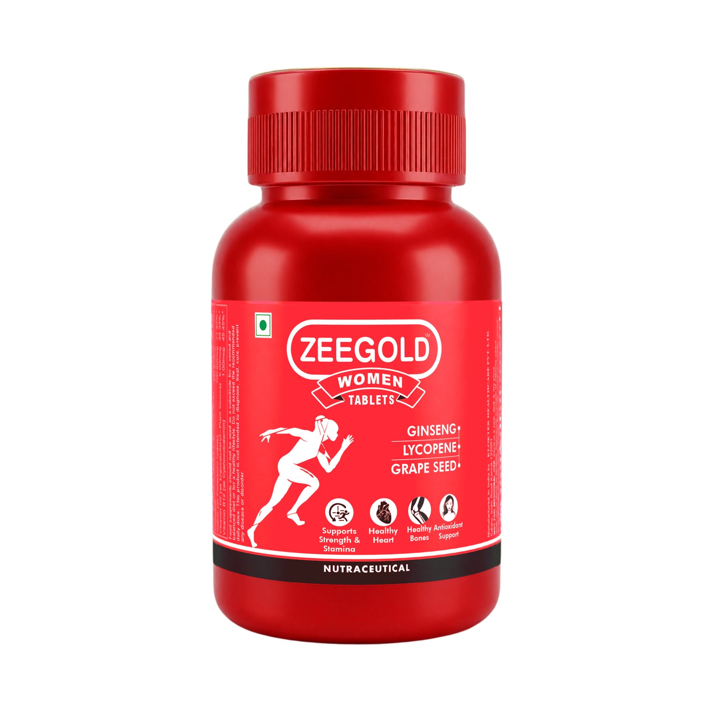 Zeegold Women Multivitamin Tablets for Strength, Immunity, & Stamina - 60 Tablets