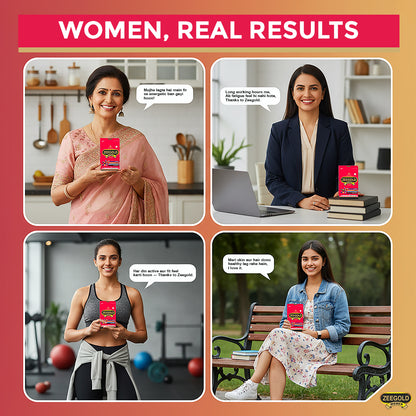 Zeegold Women Multivitamin Capsules for Daily Energy, Stamina and Immunity - 15 Capsules