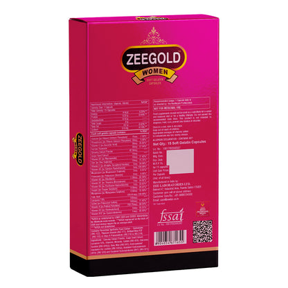 Zeegold Women Multivitamin Capsules for Daily Energy, Stamina and Immunity - 15 Capsules