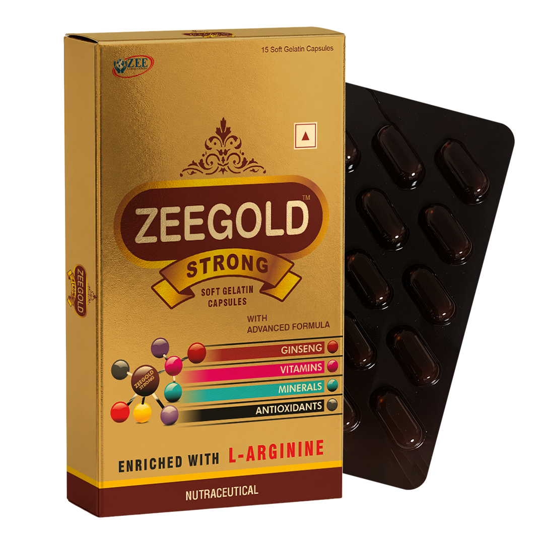 Zeegold Strong Multivitamin Capsules for Men | Boost Daily Energy, Stamina and Immunity - 15 Capsules