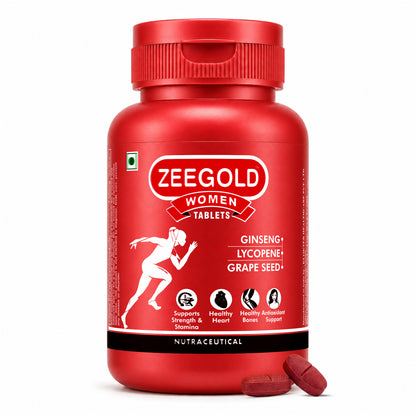 Zeegold Women Multivitamin Tablets for Strength, Immunity, & Stamina - 60 Tablets