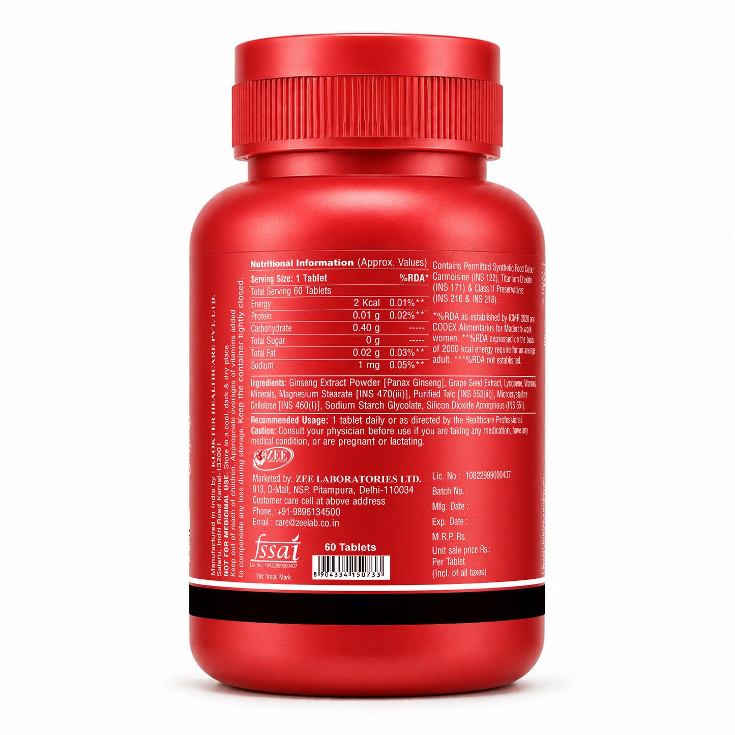 Zeegold Women Multivitamin Tablets for Strength, Immunity, & Stamina - 60 Tablets