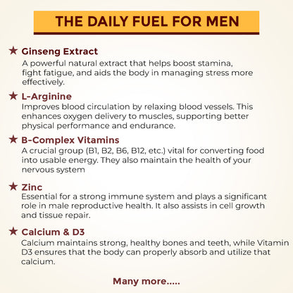 Zeegold Strong Multivitamin Capsules for Men | Boost Daily Energy, Stamina and Immunity - 15 Capsules